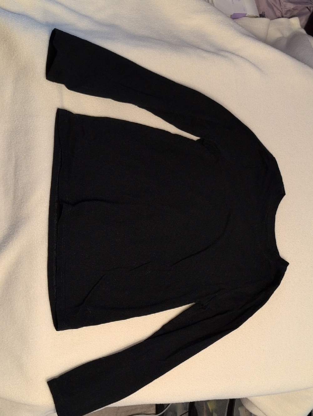Cat & Jack Black Long Sleeve Crewneck Tee